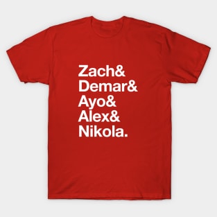 Chicago Bulls names T-Shirt